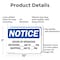 Signmission Hours Of Operation Receiving _ Am - _, 10 in W x Rectangle, Aluminum OS-2PACK-NS-A-710-L-13545 - alternate 7